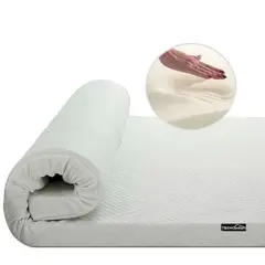 TECHCONFORT - Sobrecolchon Topper en viscoelástica memory tamaño King Size