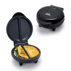 HOME ELEMENTS - Sanduchera Multiexpress 2 Puestos Negra