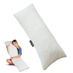 TECHCONFORT - Almohada cuerpo entero en viscoelástica memory particulado body pillow