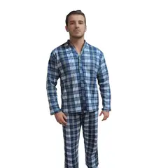 ROMANELLA - Pijama térmica para hombre arturo-azul