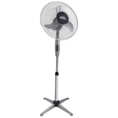 HOME ELEMENTS - Ventilador pedestal gris 16 he-sf16g caja x 1he
