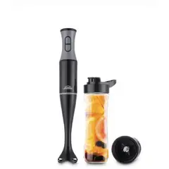 HOME ELEMENTS - Batidora de inmersion licuadora personal 300w 600ml dualmix