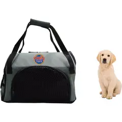 HALLY PET - Morral cargador cabina 41 cm x 27 cm x 24 cm gris