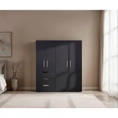 RTA DESIGN - Closet 160cm x 140 cm magno clw 2057 wengue