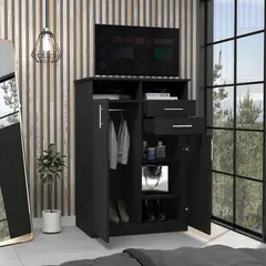 RTA MUEBLES - Closet entretenimiento eco wengue clw 7630