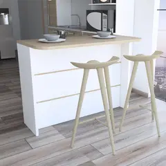 RTA MUEBLES - Barra auxiliar fendi rovere/bl 90x120 brb 4346_.