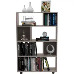 RTA MUEBLES - Biblioteca office 8 ceniza blz 3299
