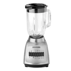 BLACK+DECKER - Licuadora Black Decker 550W 10v Jarra Vidirio De 12l BLBD210GSS