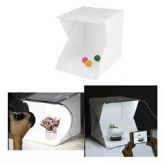 SHEN HUANG - Caja Fotografía Estudio Plegable Luz 30 X 30 Cm Dos Fondos