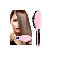 GENERICO - Cepillo plancha alisador eléctrico pantalla digita