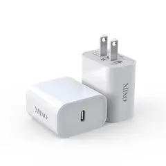MIXO - CARGADOR MARCA FAST CHARGER 20W ORIGINAL USB C A LIGHTNING BLANCO
