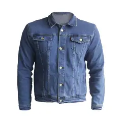 SYK - Chaqueta De Jean Para Hombre Clásica.