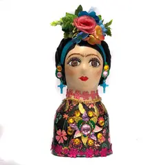 EGG PRODUCTOS DE PAZ - Figura Decorativa Frida Negra