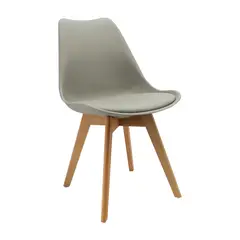 BOXBIT - Silla Joly Acolchada Gris
