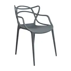 BOXBIT - Silla Solna para comedor jardín Gris