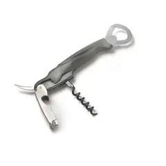 PRESS - Abridor Camarero Destapador Tapas Saca Corchos 86002 - Gris