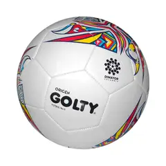 GOLTY - Balón De Fútbol Origen No Profesional No.5-Blanco