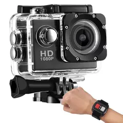 GENERICO - Cámara Deportiva Full Hd Wifi Sumergible 30mt Control Remoto