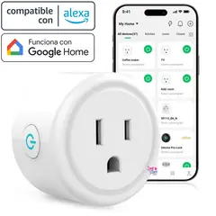 JAYSTORE - Tomacorriente Inteligente Smart Plug Alexa Google Home WiFi 24G