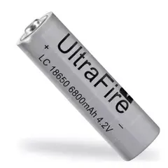 GENERICO - Pila Batería Linterna Litio Ion 18650 Recargable 3.7v