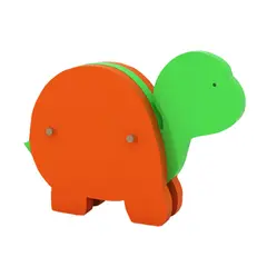 CELMAX - Animal desarmable de tortuga en madera