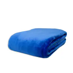 REALTEX - Cobija flaneel unicolor 220x240cm king unicolor