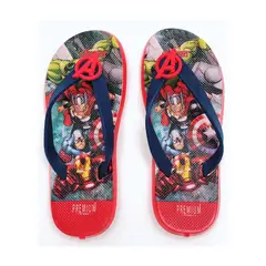MARVEL - Sandalias tres puntadas avengers azul