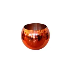 RENOVEMOS - Matera esférica redonda 25 cm Cobre