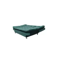 GENERICO - Sofá cama poliéster turquesa