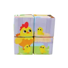 CELMAX - Cubos de rompecabezas para bebés en espuma -Yei Kids