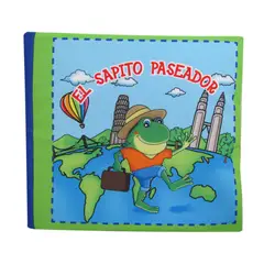 CELMAX - Libro infantil el sapito paseador para bebés en espuma