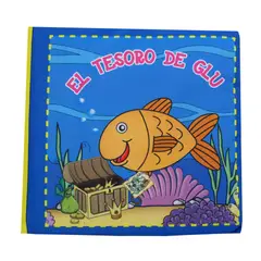 CELMAX - Libro infantil el tesoro de Glu para bebés en espuma