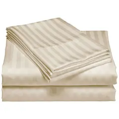 GENERICO - Juego De Sábanas Bella Home Queen 160x190x35 Cm Beige