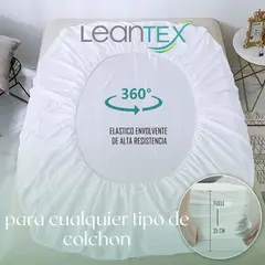 GENERICO - Protector colchon Queen 160x190 impermeable terry antifluido