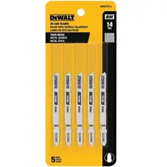DEWALT - Set de 5 hojas de sierra 3'' con 14 dientes 3770-5