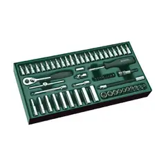 SATA - Juego de copas ct 3/8 8-24mm 33piezas 09902 verde