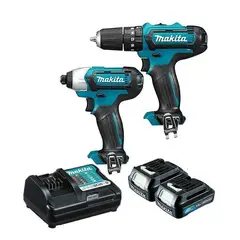 MAKITA - Combo de Taladro Percutor 12v y Atornillador Clx228