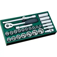 SATA - Juego de copas cuadrante de 1/2 10-34mm 09903