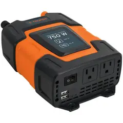 TRUPER - INVERSOR DE 12V A 110V 750W TRIPLE 10490