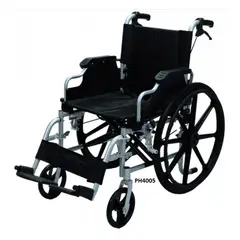 GENERICO - Silla de Ruedas Estandar Aluminio desmonte Rapido rin estrella