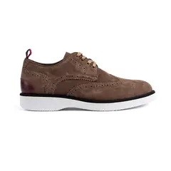 AMBITIOUS - Zapatos En Cuero Gamuza Para Hombre Café Claro CA-6445AM