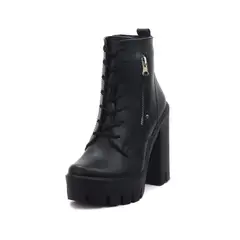 HERS - Botín Cuero - Negro Anni