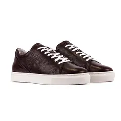 OVERSTATE - Tenis Casuales en Cuero Legitimo DE-6903A-3434OV Café Oscuro