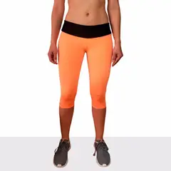 TYKHE - Leggings Corto Deportivo Mujer Aria Naranja
