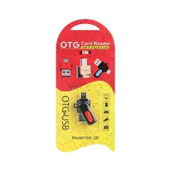 GENERICO - Lector De Tarjetas Micro Sd Micro Usb 2 En 1 Otg Yhl-18