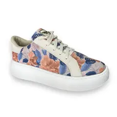 XIAN SHOES - Sneaker orquidea azul beige Mujer