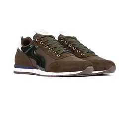 AMBITIOUS - Tenis Casuales Deportivos DE-8215AM.3 Verde Oscuro