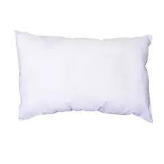 GENERICO - Almohada de bebé unicolor - 100109 - Blanca