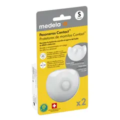 MEDELA - Pezoneras para lactancia Talla S Caja X 2