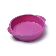 PRESS - Molde Redondo de Silicona para Tortas 23x6.3 cm 77301 - Fucsia